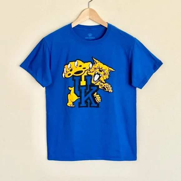 University of Kentucky Wildcats UK Graphic Blue T Shirt Adult size Small - Picture 2 of 6